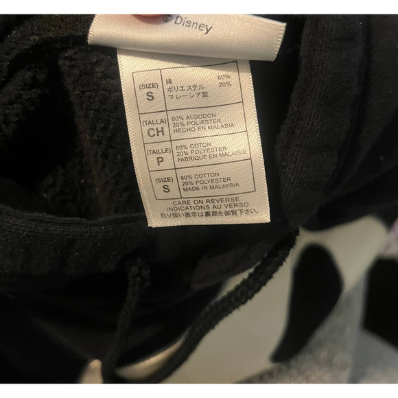 Tim Burton's Nightmare Before Christmas Jack Hoodie Adult Small Black Disneyland - Picture 6 of 6